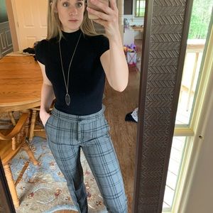 NWT Express High Waist Plaid Pant